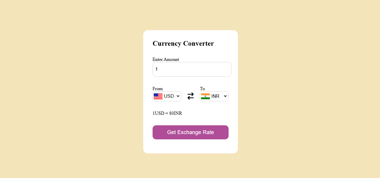 Currency Exchange Project